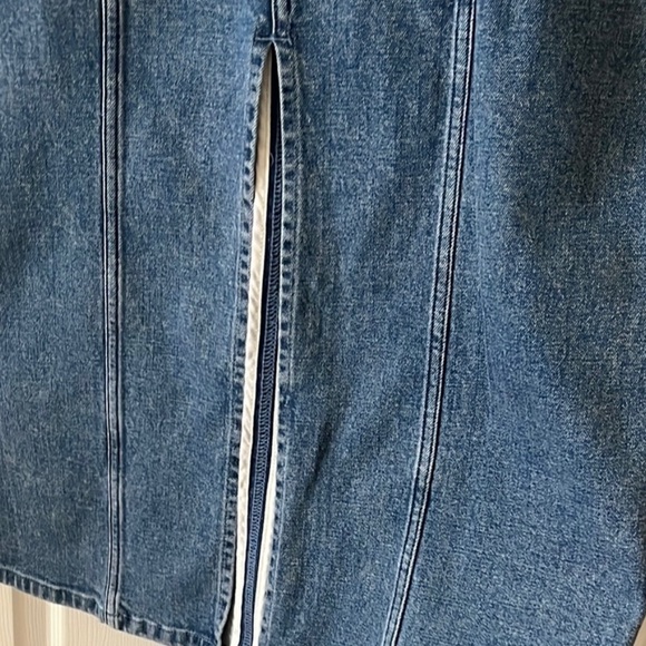 Abercrombie Sleeveless Denim sensed midi Dress small - Picture 3 of 5